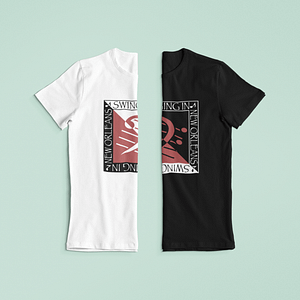 Swinging in New Orleans Bass Clef T-Shirt