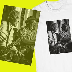 Legendary New Orleans Jazz Musicians T-Shirt - Featuring Charlie Gabriel & Kevin Louis