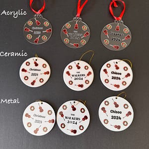 Customizable Holiday Harmony Bass Ornament