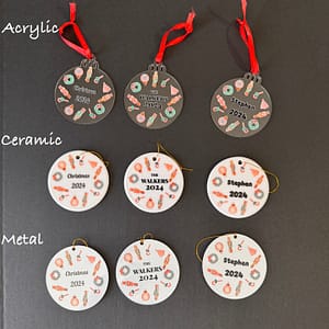 Customizable Sugarplum Nutcracker Christmas Ornament